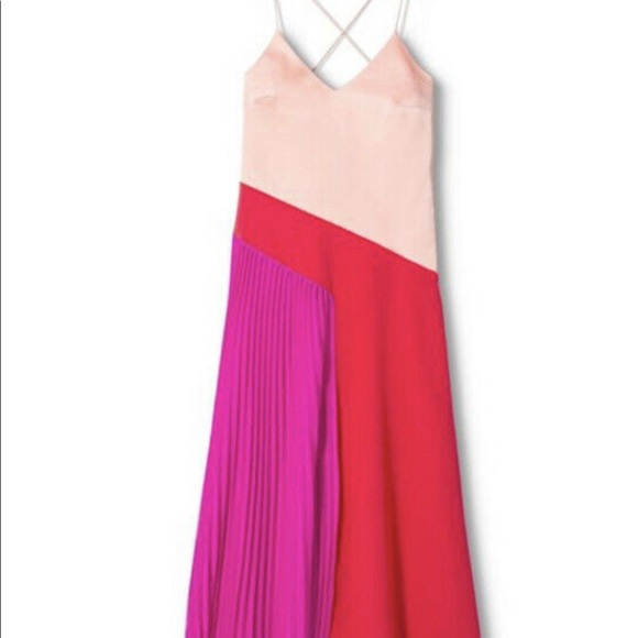 Cushnie Colorblock Pleated Dress (NWOT) - Picture 4 of 5